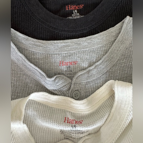 3 Henley Thermals - Picture 2 of 4